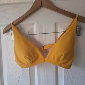MAAJI NWT Yellow Bikini Top L Reversible NWT Padded